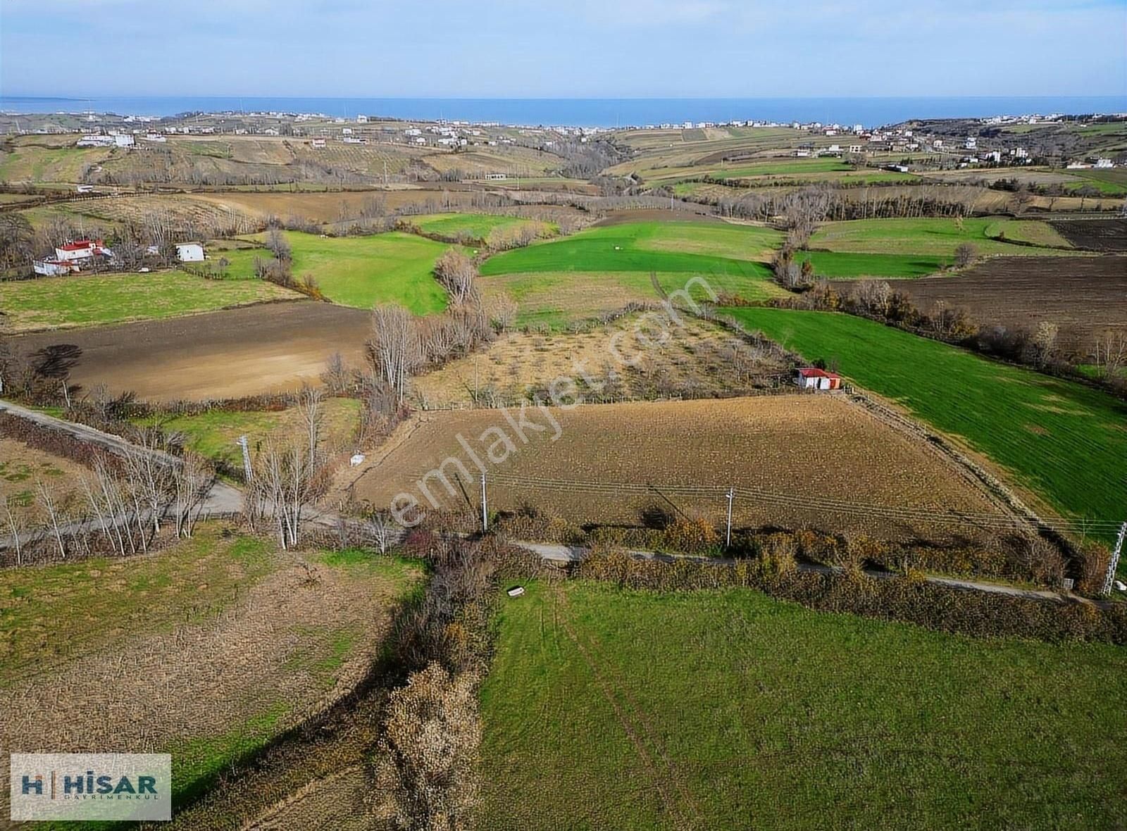 Hisar'dan Çatalçam Da Deniz Man. Yol Elktrik Ve Suyu Olan Tarla - Görsel 17