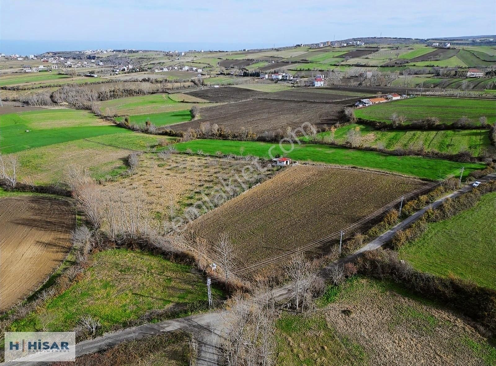 Hisar'dan Çatalçam Da Deniz Man. Yol Elktrik Ve Suyu Olan Tarla - Görsel 9