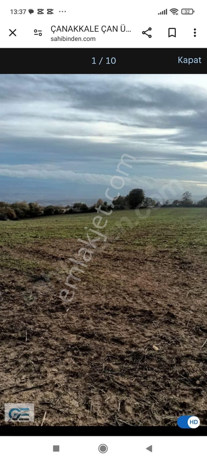 Çan Üvezdere Köyü Satılık Tarla Çanakkale Çan Üvezdere Köyü Satılık Tarla