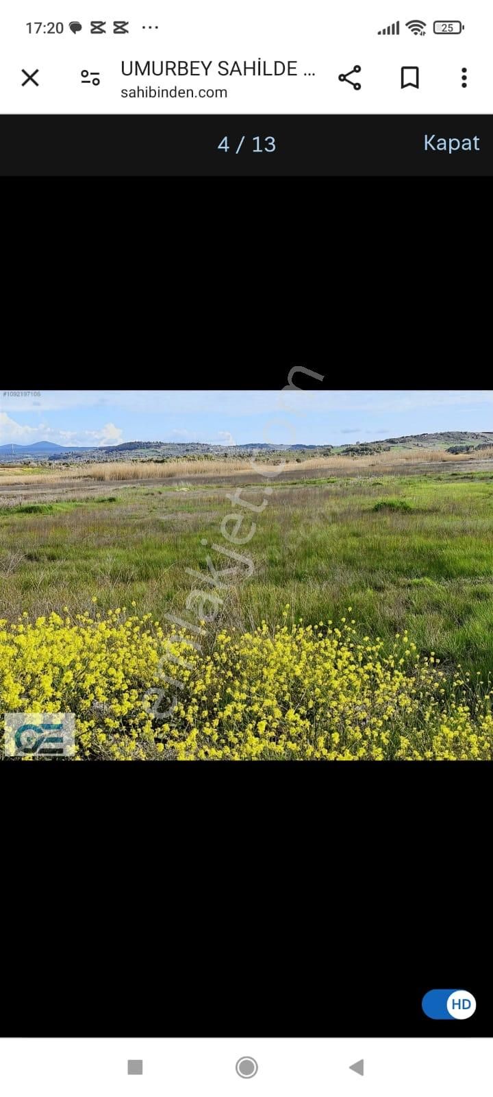 Lapseki Umurbey Bld. (Umurbey Merkez) Satılık Özel Kullanım Çanakkale Lapseki Satılık Günü Birlik İmarlı Arsa