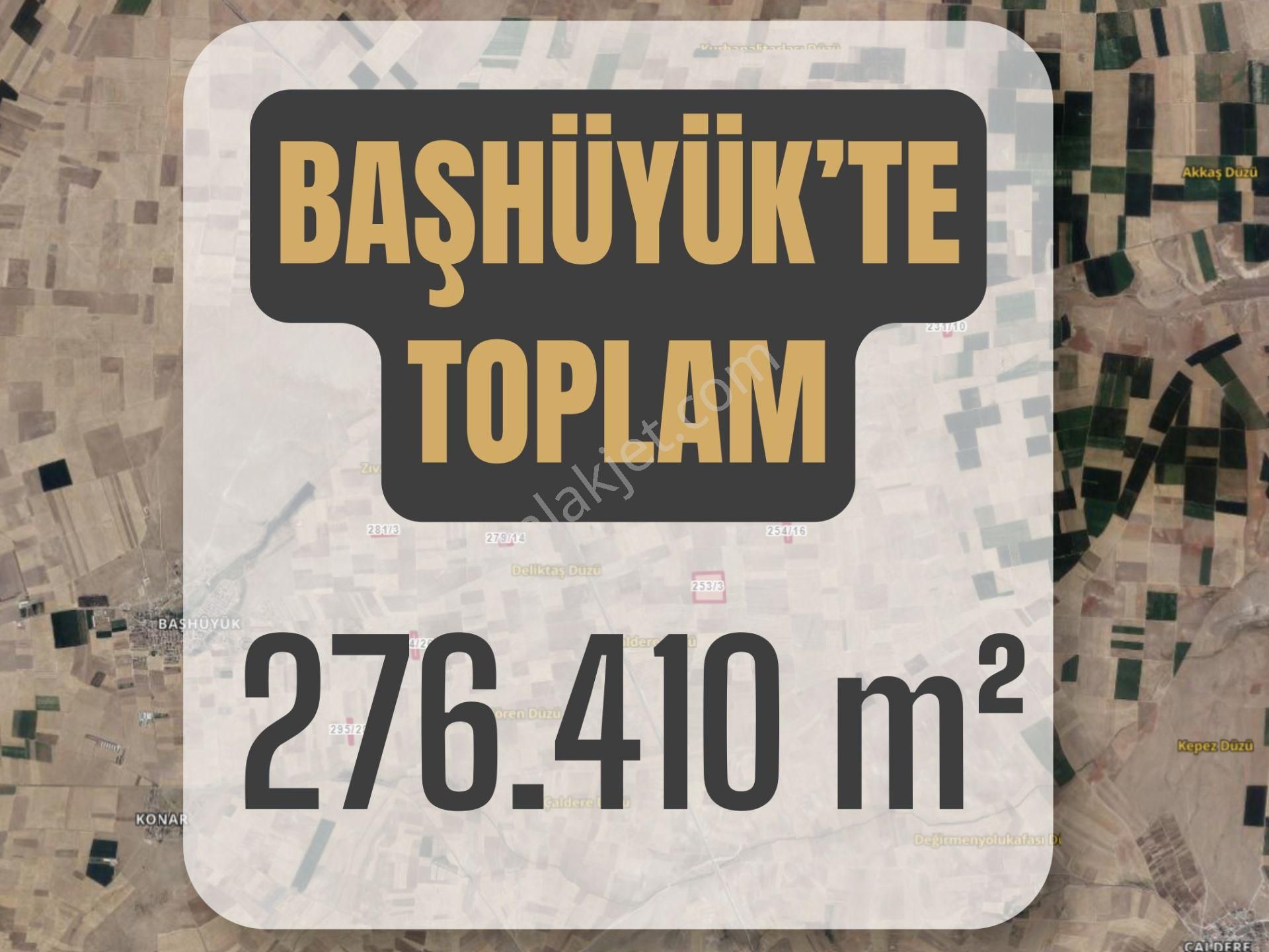 Sarayönü Başhüyük Satılık Tarla Konya/sarayönü/başhüyük'te Toplam 276.410 M² Tarla