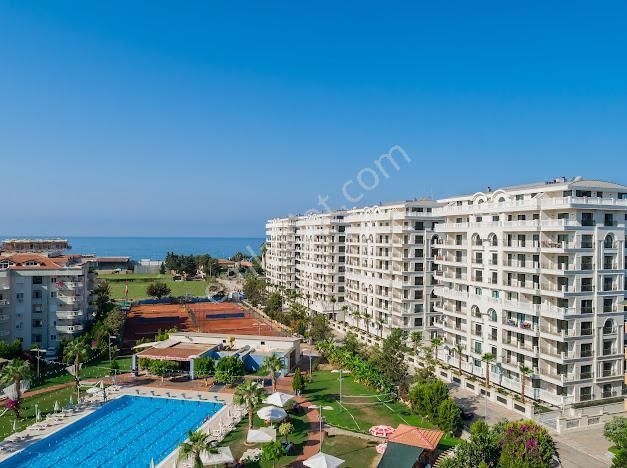 Alanya Cumhuriyet Satılık Daire Alanya Oba 3+1 121m2 Eşyalı Deniz Manzaralı Lüks Konsept Daire!!