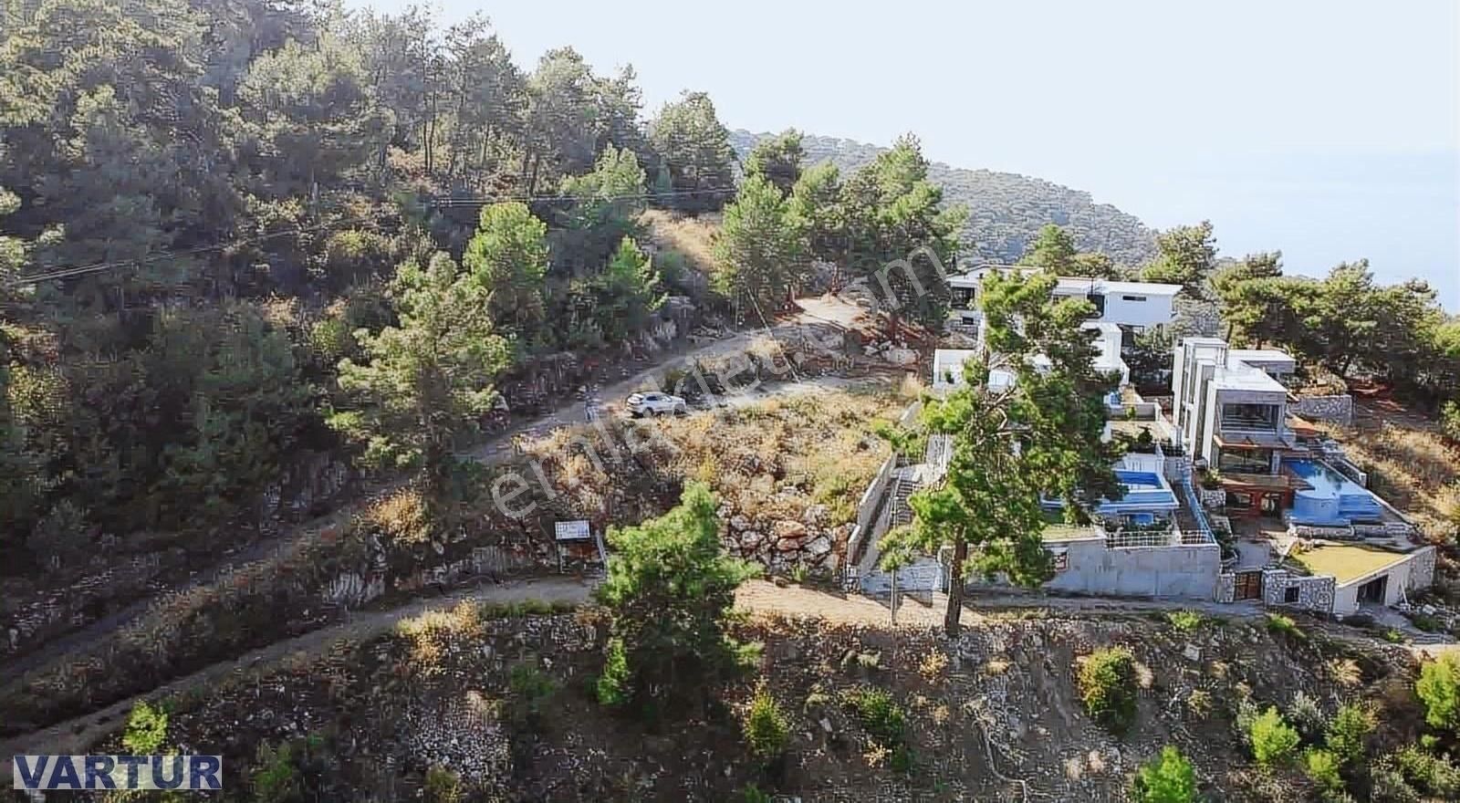 Fethiye Faralya'da 600 M2 Deniz Manzaralı İmarlı Arsa - Görsel 5