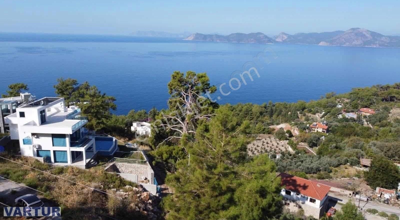 Fethiye Faralya'da 600 M2 Deniz Manzaralı İmarlı Arsa - Görsel 12