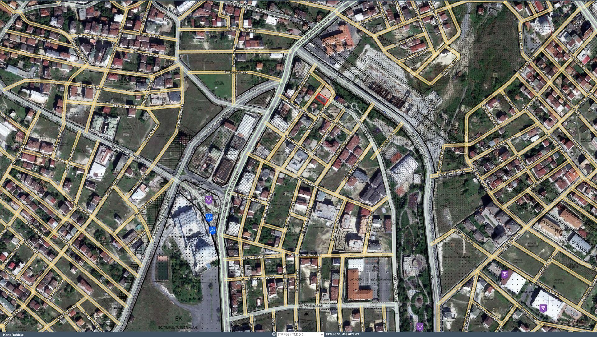 Atahandan Vadipark Ve Yeşil Camiye Yakın Çift Cepheli Çift Dairelik Arsa - Görsel 2
