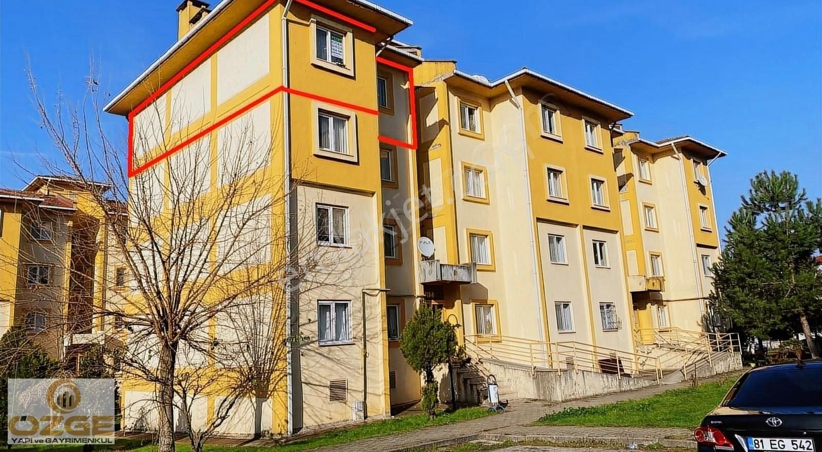 Düzce Merkez Beyköy Bld. (Beytepe) Satılık Daire Özge Yapı Gayrimenkulden Beyköy Toki Konutlarında 2+1 Daire