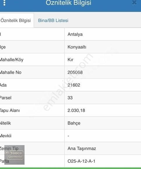 Konyaaltı Kır Satılık Bağ & Bahçe Antalya Konyaaltı Kır Mevkiinde Cam Seralı Arazi