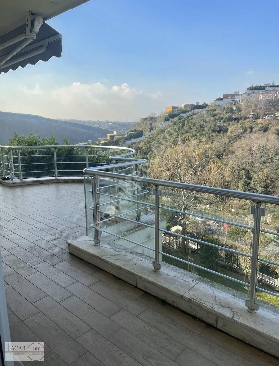 Beykoz Acarlar Kiralık Villa Acarkent'de Bağımsız Girişli Bahçeli Çatı Triplex