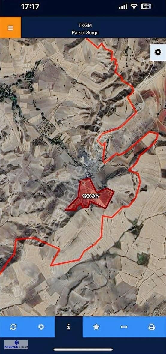 Ayaş Feruz Satılık Tarla Ayaş Feruz Köyünde 52.600 M² Tek Tapu Satılık Tarla