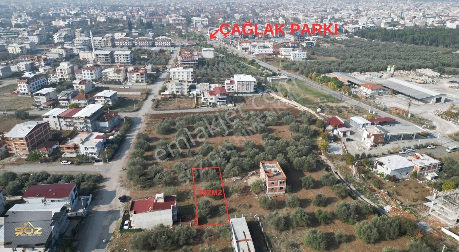 Akhisar Cumhuriyet Satılık Konut İmarlı Cumhuriyet Mh. 382m2 Konut İmarlı Satılık Arsa