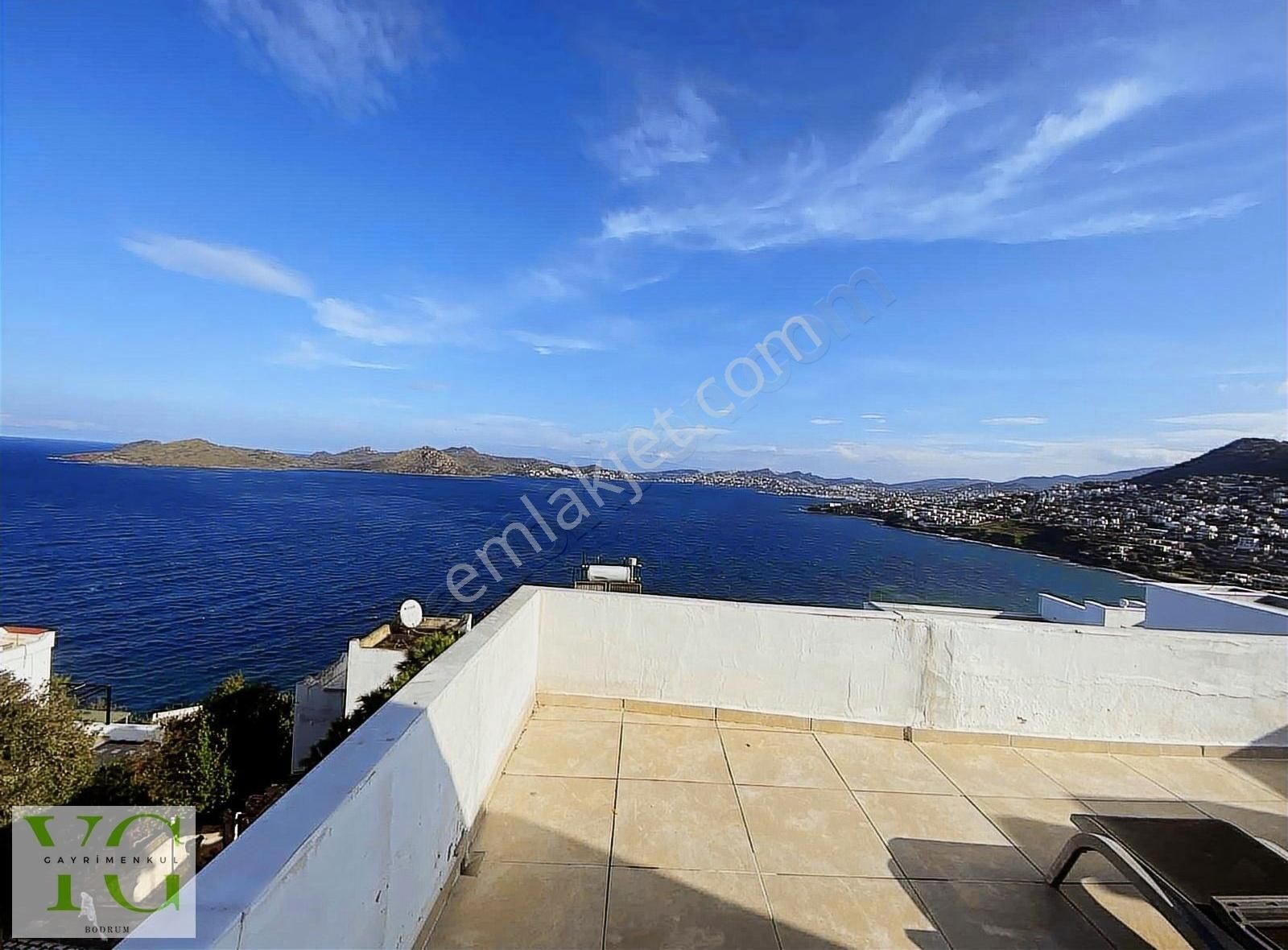 Bodrum Geriş Kiralık Villa Yalıkavak Gerış Bölgesinde Mühteşem Manzaralı Villa