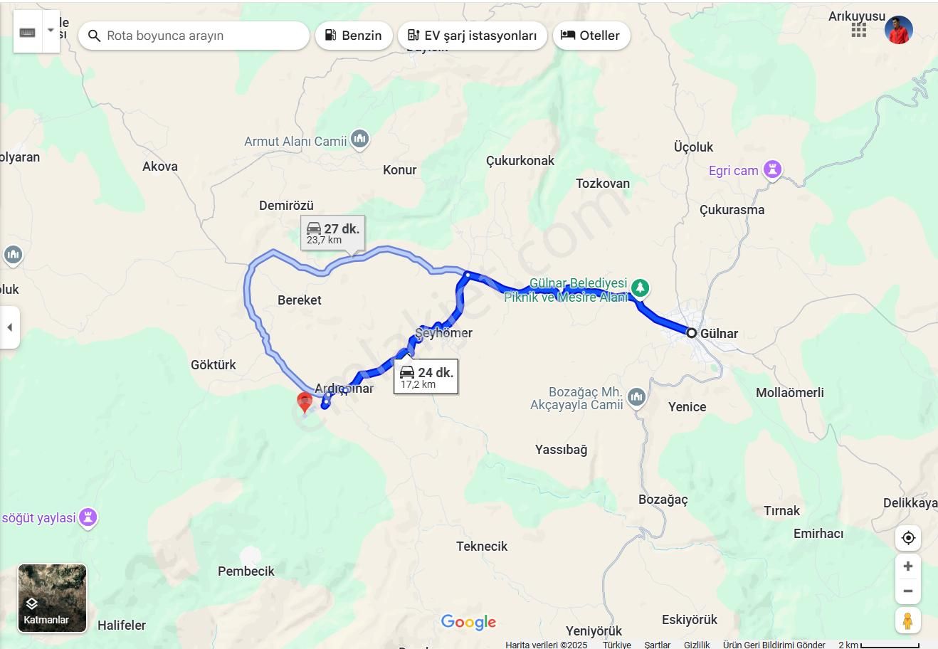 Müstakil Tapu 2650 M² Düz Tarla - Görsel 4
