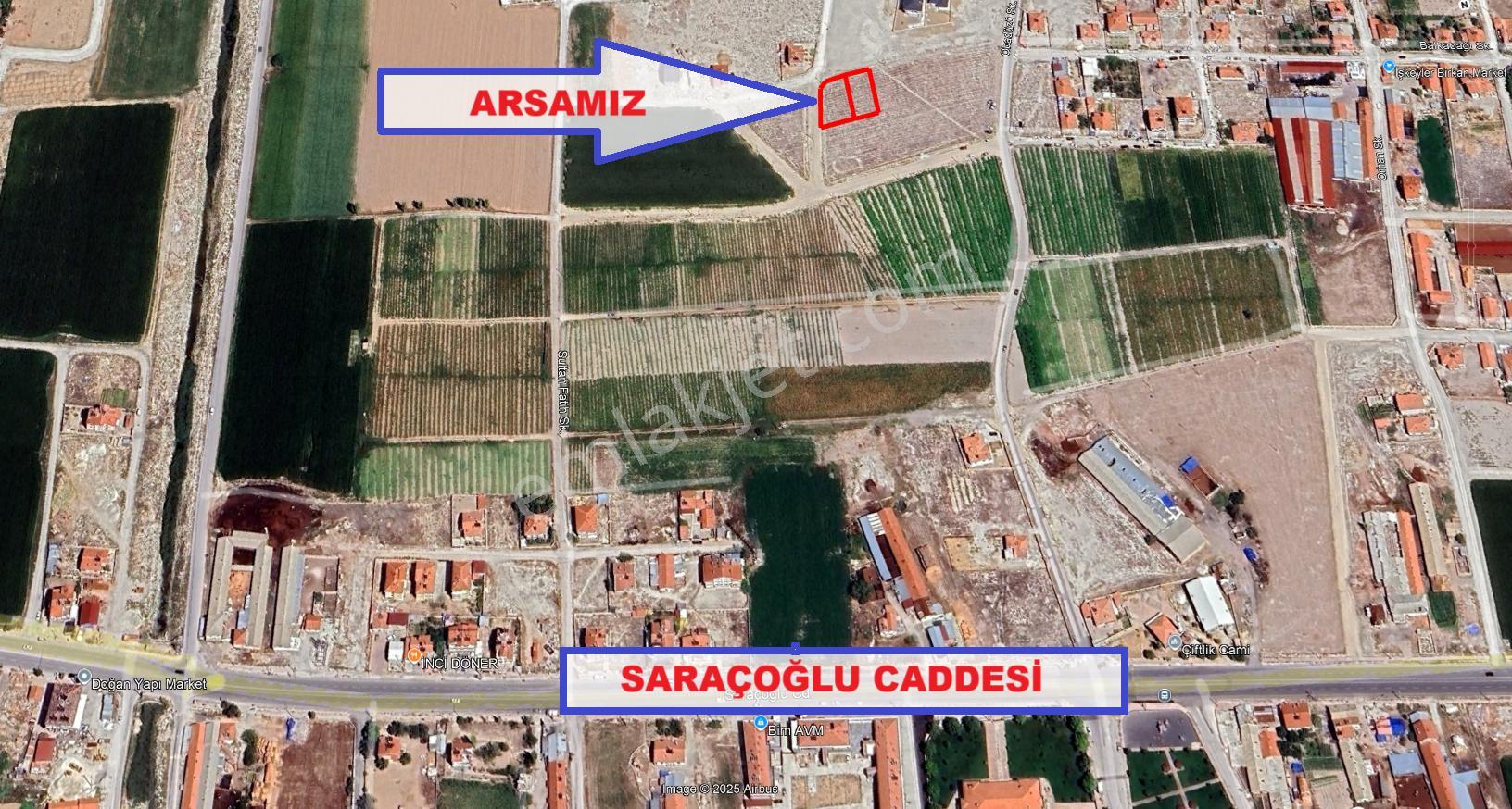 Saraçoğlu'nda 2 Kat İmarlı Yan Yana 2 Adet Arsa - Görsel 4