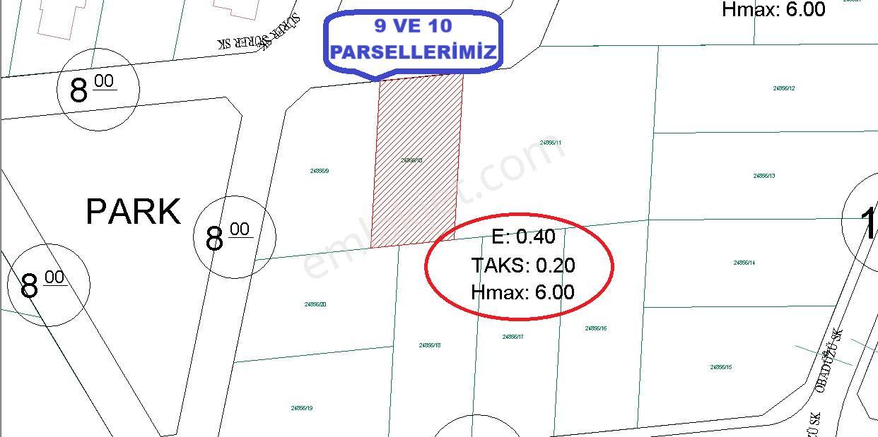Saraçoğlu'nda 2 Kat İmarlı Yan Yana 2 Adet Arsa - Görsel 6