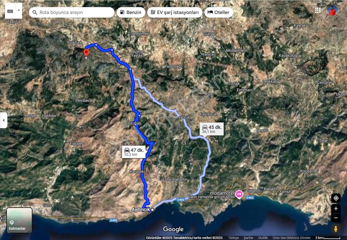 Müstakil Tapu Gülnar Ardıçpınarında 5138 M² Tarla - Görsel 3