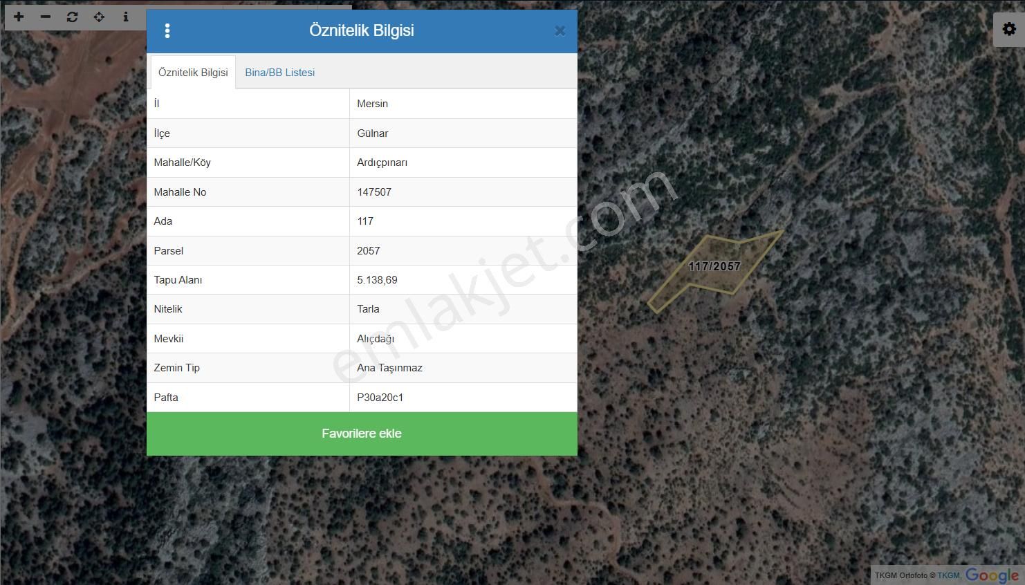 Müstakil Tapu Gülnar Ardıçpınarında 5138 M² Tarla - Görsel 4