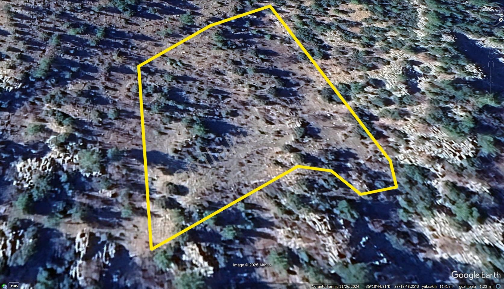 Müstakil Tapu Gülnar Ardıçpınarında 5138 M² Tarla - Görsel 5