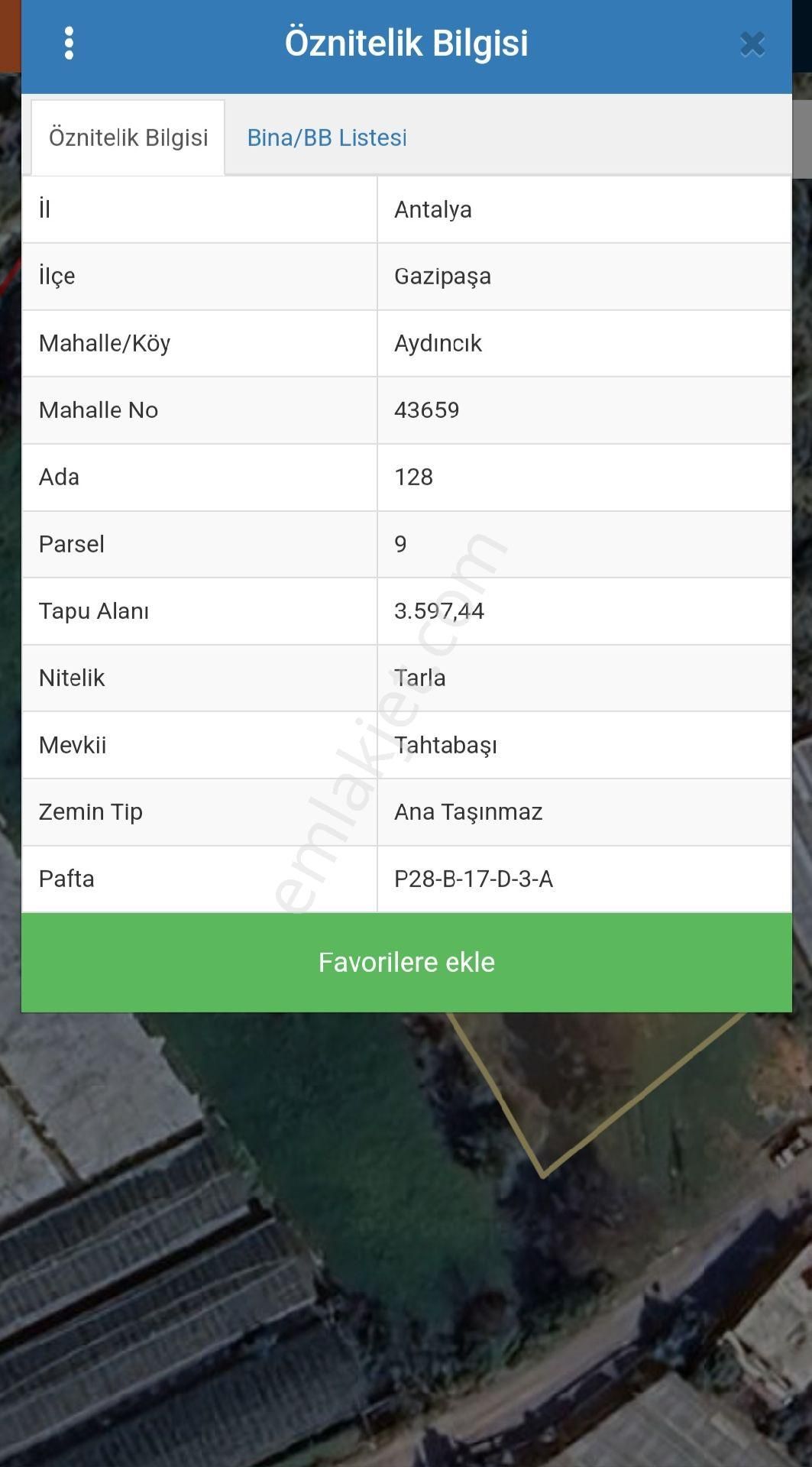 Gazipaşa Aydıncık Satılık Tarla Gazipaşa Havaalanına 800 M. Mesafede Yatırımlık 4.082 M² Satılık Tarla