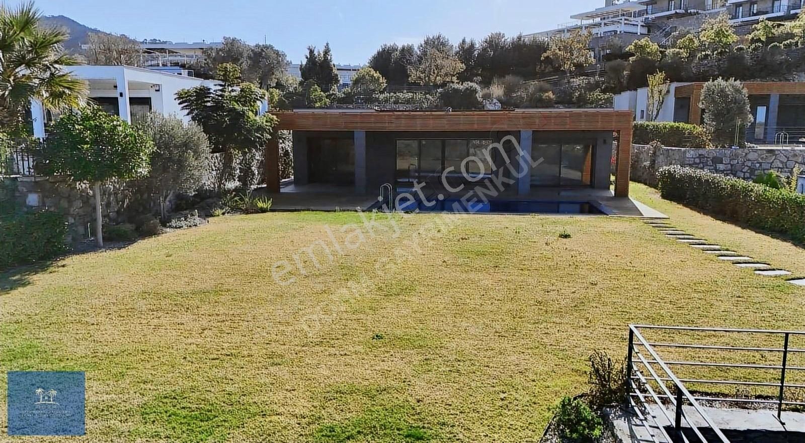 Bodrum Yalıkavak Satılık Villa 1 Dönüm Arsa İçersinde Tek Katlı Villa