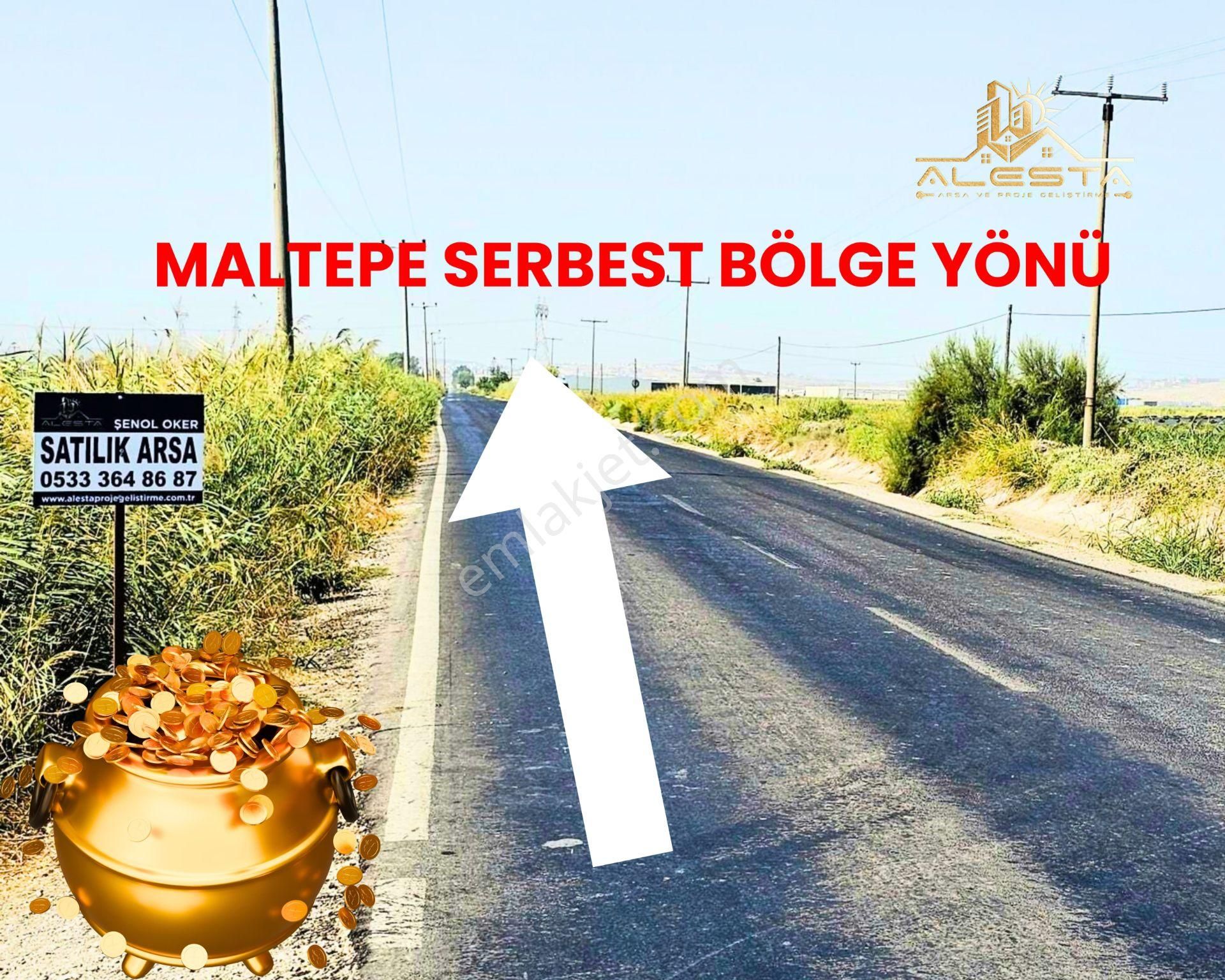 İzmir Menemen Maltepe Yoluna Cepheli 14.800m2 Trafolu Binası Olan Depoya Uygun Çiftlik Arazisi - Görsel 2