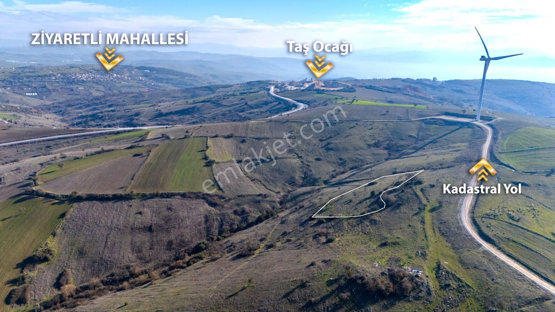 Karesi Kavaklı Satılık Tarla C21 Loca'dan Karesi Kavaklı Mah.satılık 6408 M2 Mükemmel Tarla