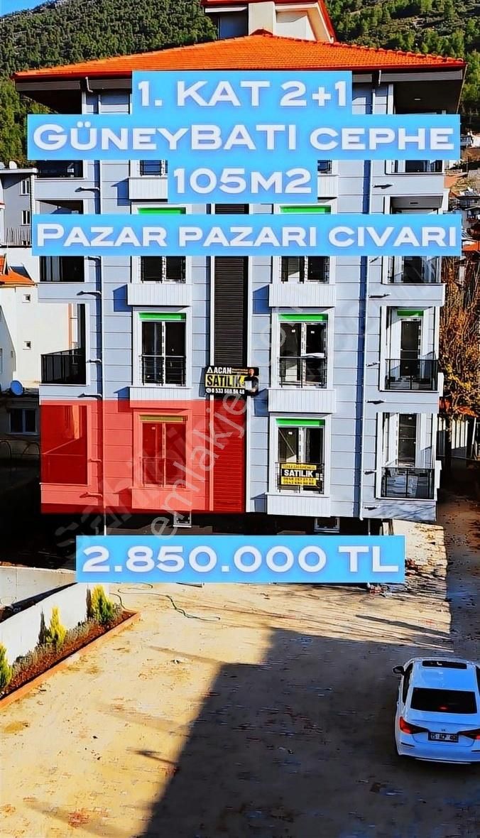 Bucak Konak Satılık Daire Açan'dan E.gazi Okulu Arkası 2+1 105 M2 Güneybatı Cephe Lüx!