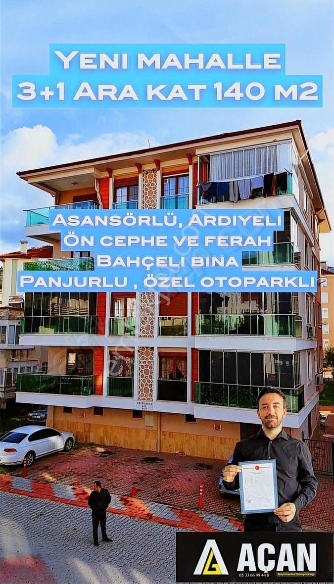 Bucak Yeni Satılık Daire Açan'dan Yeni Mah. 140 M2 Şık 3+1 Daire Bahçeli Binada!