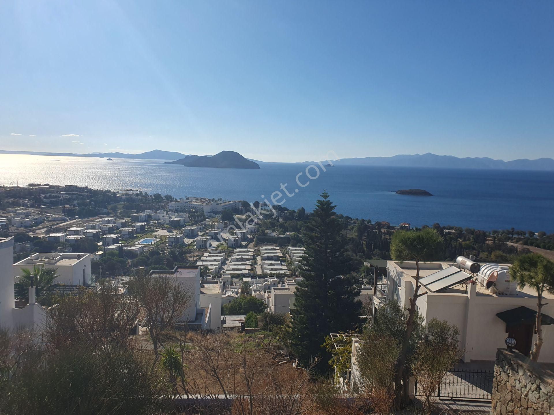 Bodrum Peksimet Satılık Konut İmarlı Bodrum Kadıkalesi'nde Satılık Projeli Harika Manzaralı Parsel