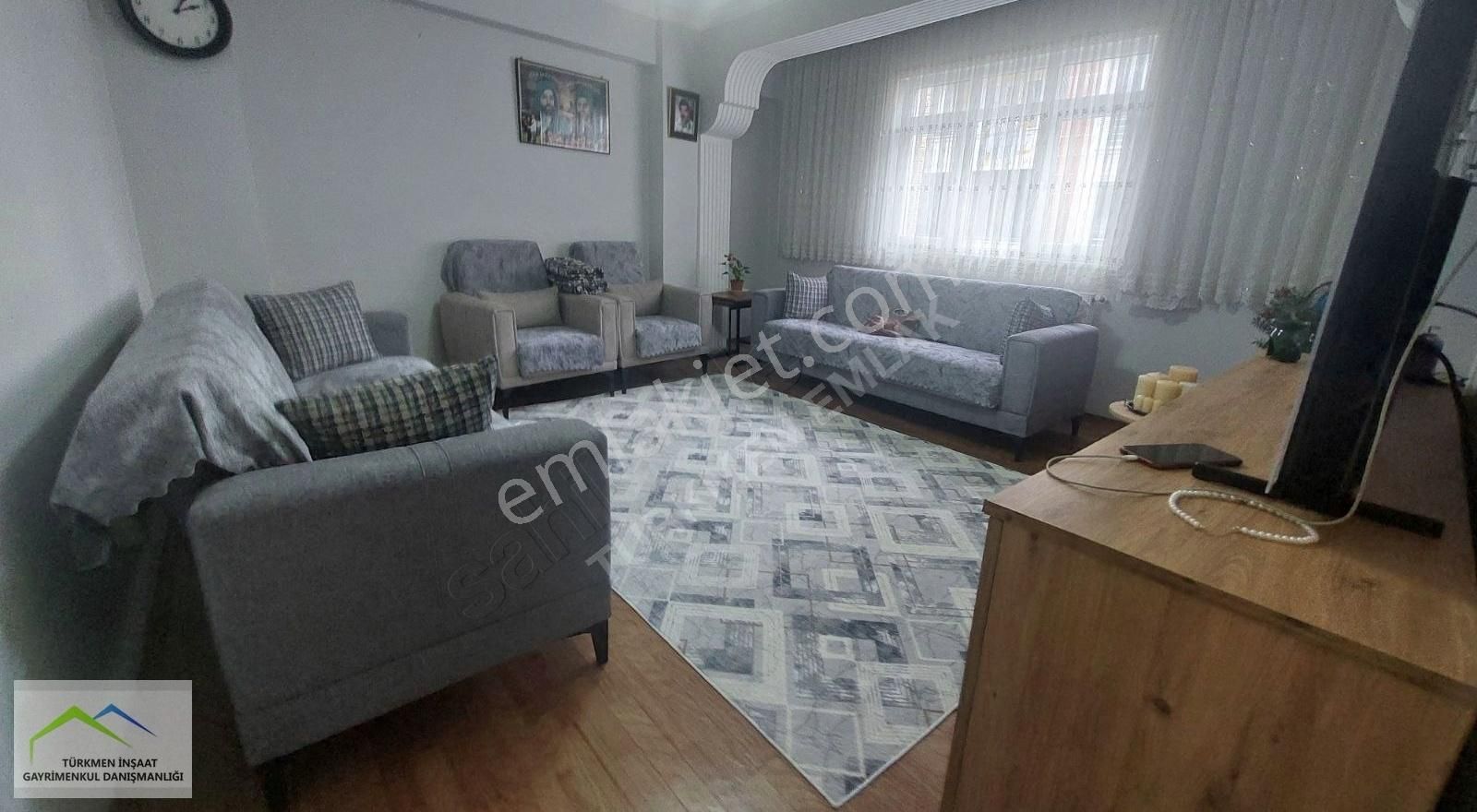 Gaziosmanpaşa Karayolları Satılık Daire Türkmen Emlaktan Satılık 3+1 Güney Cepheli 1 Kat Daire