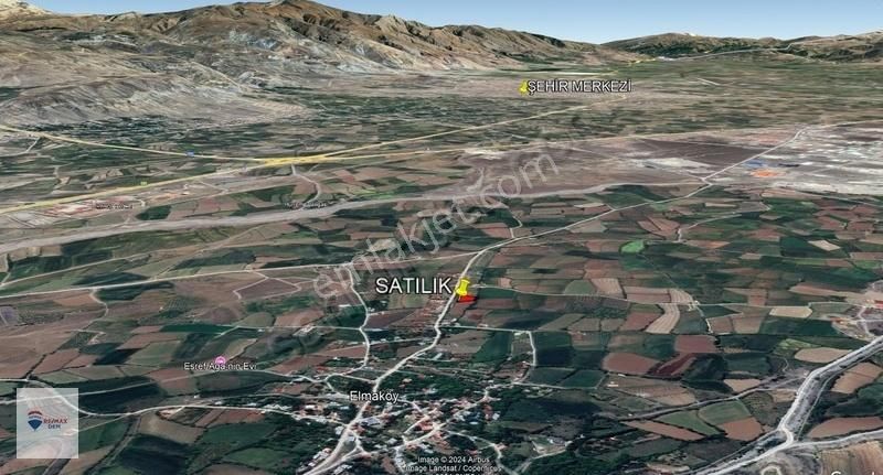 Erzincan Merkez Elmaköy Köyü Satılık Konut İmarlı Remax Dem'den Elmaköyde 1749 M2 Yol Kenarı Satılık Arsa