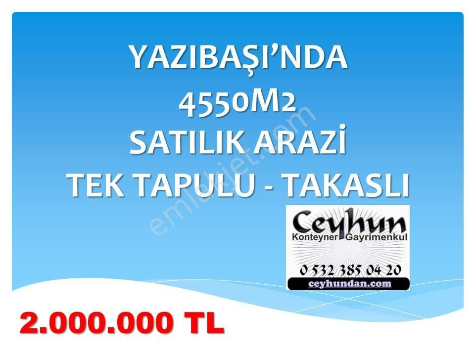 Tokat Merkez Yazıbaşı Köyü Satılık Tarla Tokat Merkez Yazıbaşı'nda 4550m2 Yol, Suyu Olan Tek Tapulu Arazi