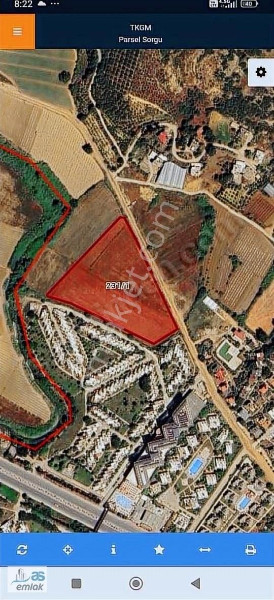 Manavgat Örenşehir Satılık Konut İmarlı Manavgat Ören Şehirde 14700m2 ( İmarlı Kupon Arsa)