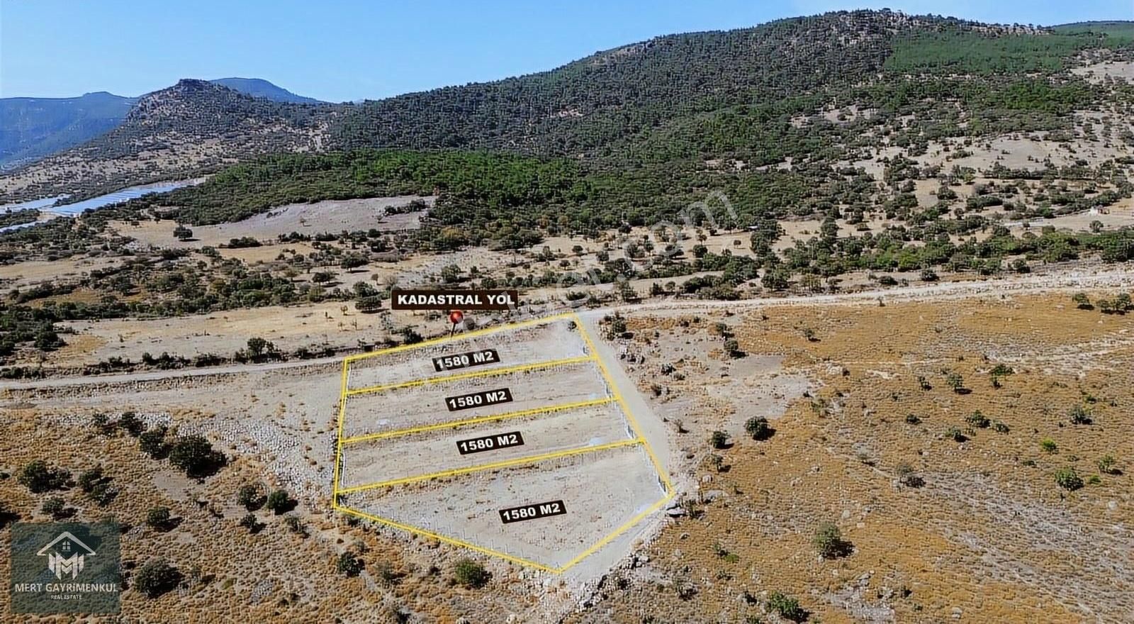 Menemen Görece Satılık Tarla 1580m2 Satılık Bahçe