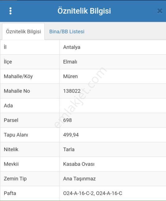 Elmalı Gölova Satılık Tarla Antalya Elmalı Gölova'da Satılık Tarla