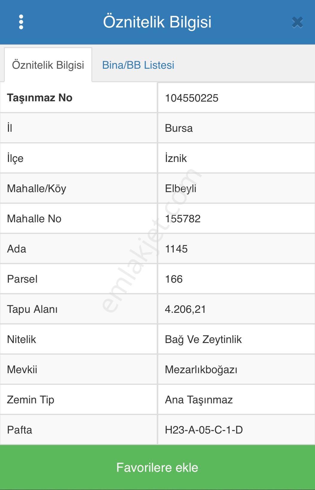 İznik Elbeyli Satılık Tarla İznik Elbeyli Mahallesi Göl Manzaralı Ana Yol’a Cepheli 4.206m2