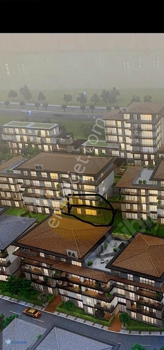 Başakşehir Bahçeşehir 2. Kısım Satılık Daire Emlak Konut Vadi Evleri 1. Etap 150 M2 Bahçesi 3+1 Dublex Daire