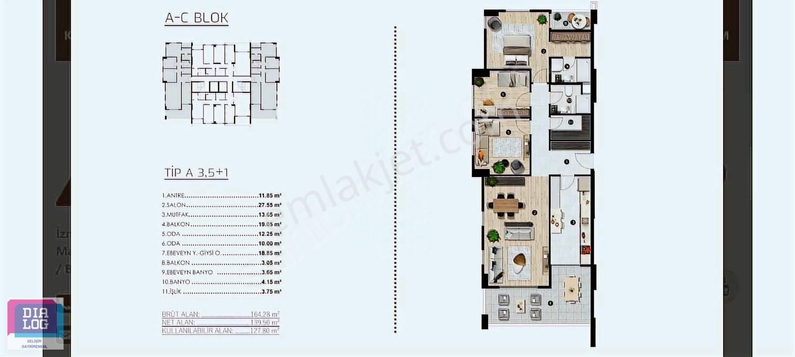 Nilüfer Kızılcıklı Satılık Daire Dialog Gelişim'den Kızılcıklı'da Alpiş House 2 Satılık 3,5 + 1