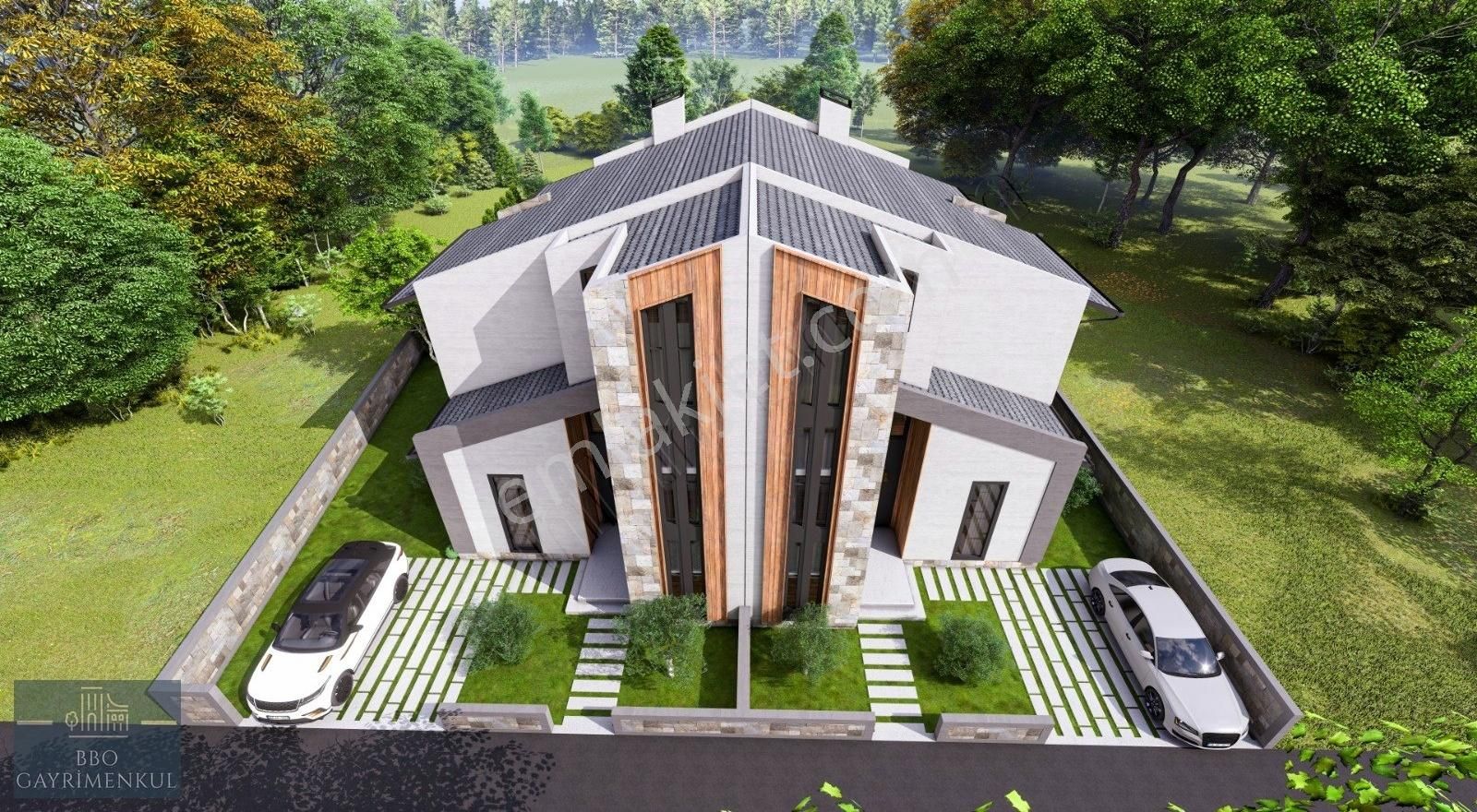 Gebze Eskihisar Satılık Villa Gebze Eskihisar'da Deniz Ve Köprü Manzaralı Satılık İkiz Villa