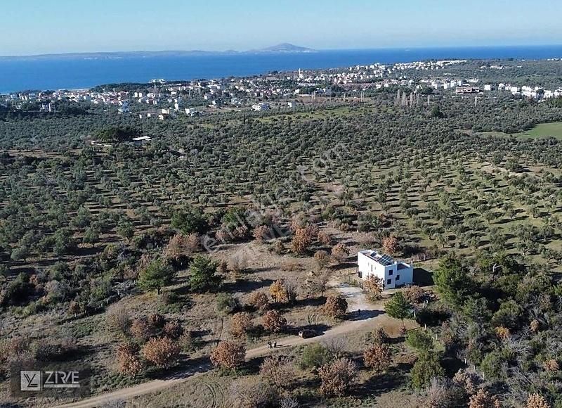 Ezine Dalyan Köyü Satılık Villa İmarlı Geyikli Dalyan Bölgesinde Deniz Manzaralı Villa İmarlı Arsa