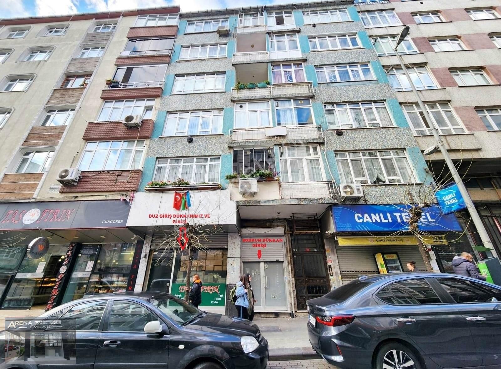 Güngören Akıncılar Satılık Dükkan & Mağaza Güngören İnönü Caddesinde 210 M2 Toplamda 2 Ayrı Dükkan