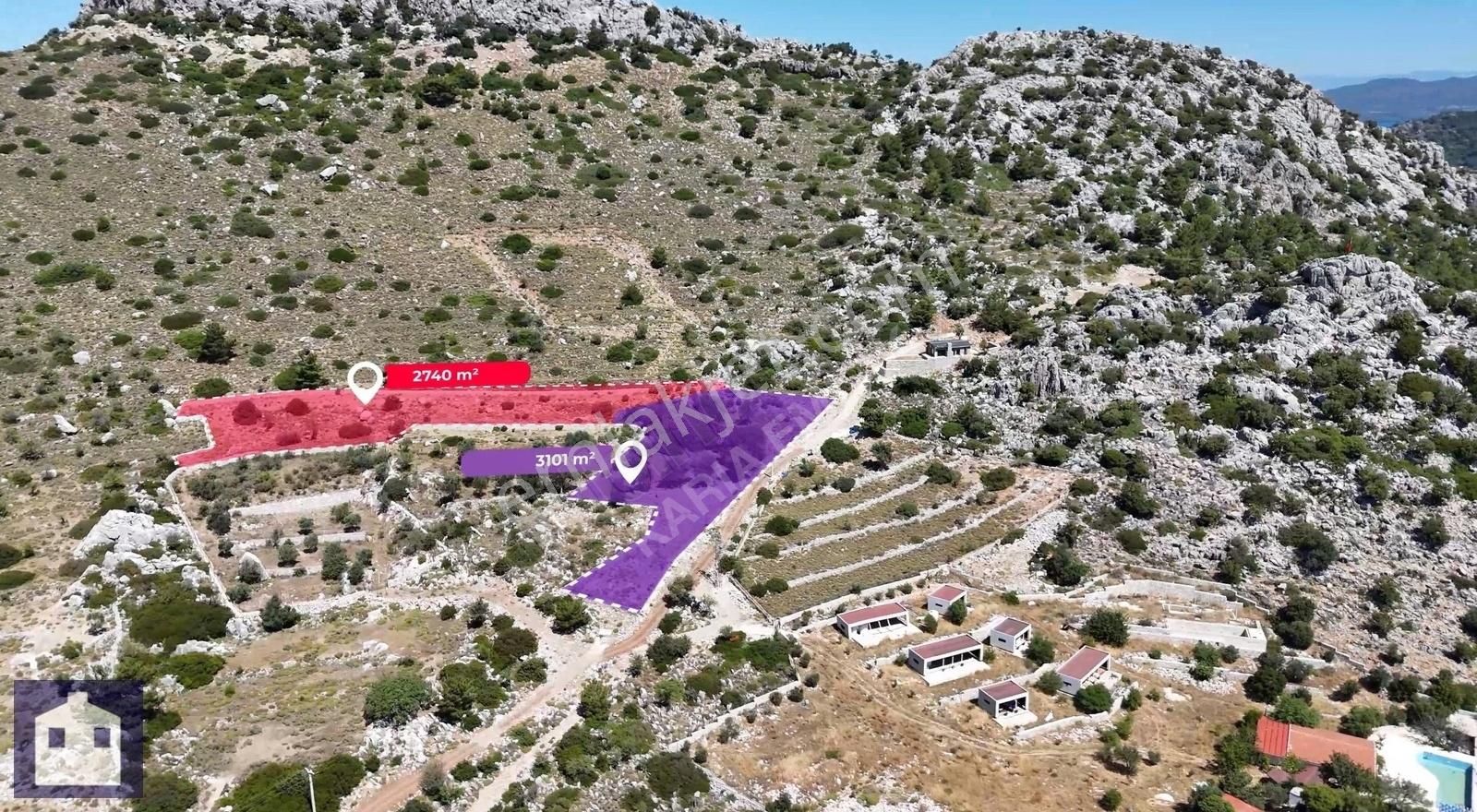 Satılık 5840 M² Deniz Manzaralı Arazi - Marmaris Selimiye - Görsel 4