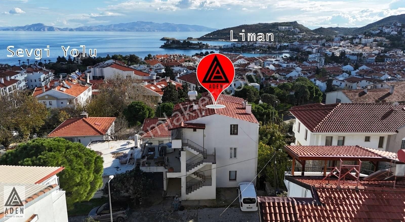 Datça İskele Satılık Daire Datça Aden Emlak'tan Satılık Merkezde 1+1 Bahçe Katı 60m² Daire