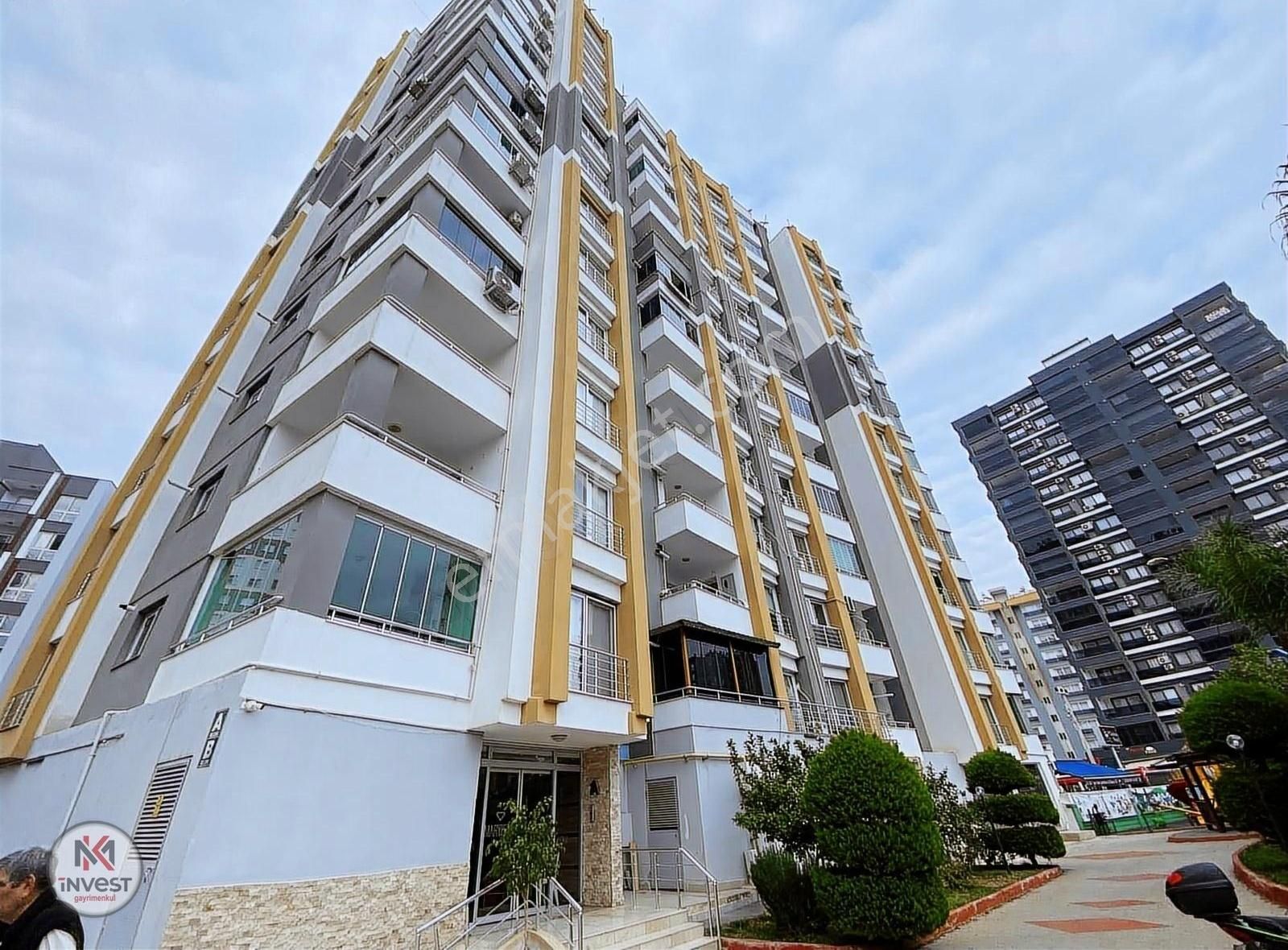 Mezitli Deniz Kiralık Daire Mk İnvest'ten Tece'de Ful Deniz Manzaralı Ferah Cepheli 2+1