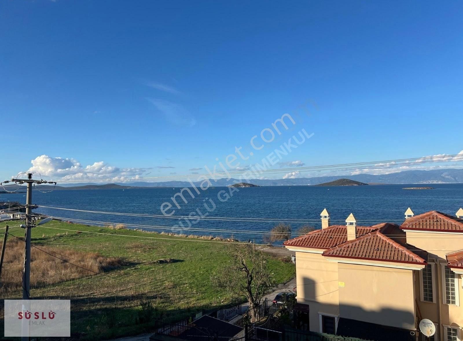 Ayvalık Ali Çetinkaya Satılık Villa Ayvalık Aliçetinkaya İğdeli Plajda Satılık Villa