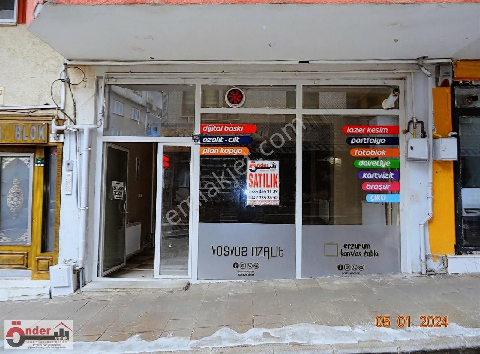 Yakutiye Lalapaşa Kiralık Dükkan & Mağaza Önder Emlaktan Çaykara Caddesi Arasında Kiralık 65 M2 Dükkan