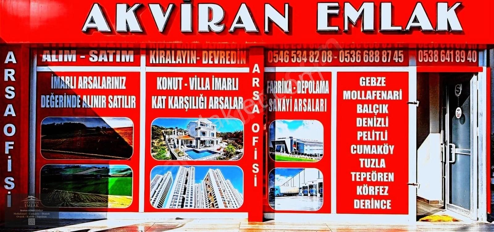 Gebze Denizli Satılık Konut İmarlı Gebze Denizlide Etrafı Çevrili Çift Yola Cephe Yatırımlık Arsa