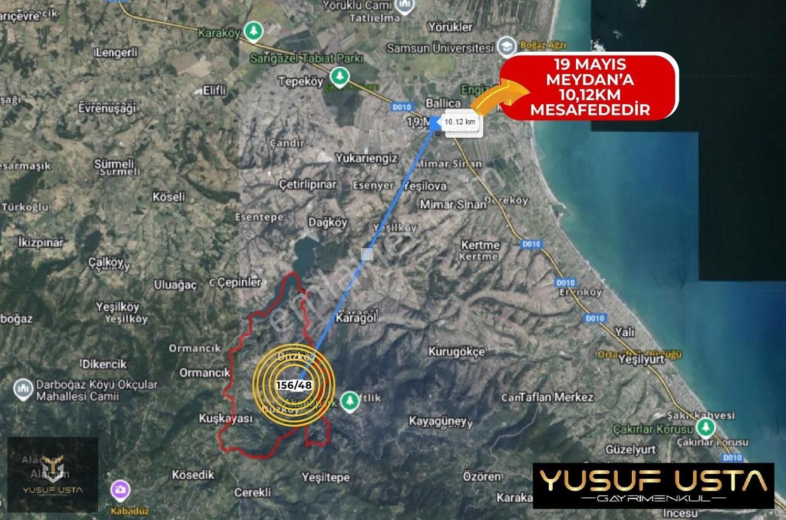 Yusuf Usta Gayrimenkul'den Düzköy'de Satılık 2500m² Fındıklık - Görsel 2
