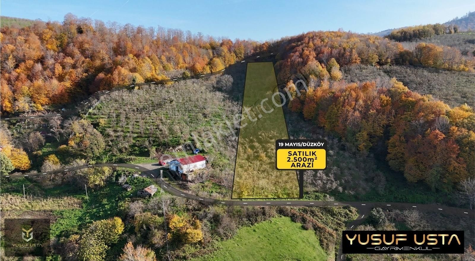 Yusuf Usta Gayrimenkul'den Düzköy'de Satılık 2500m² Fındıklık - Görsel 23