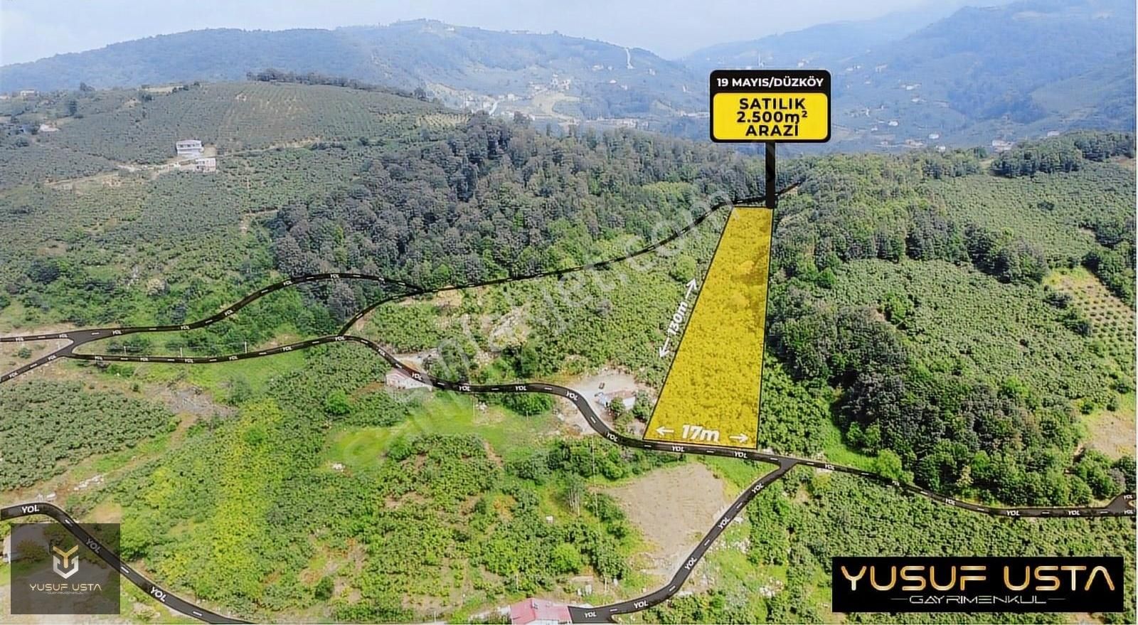 Yusuf Usta Gayrimenkul'den Düzköy'de Satılık 2500m² Fındıklık - Görsel 22