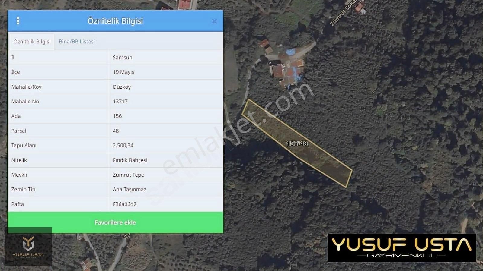 Yusuf Usta Gayrimenkul'den Düzköy'de Satılık 2500m² Fındıklık - Görsel 11